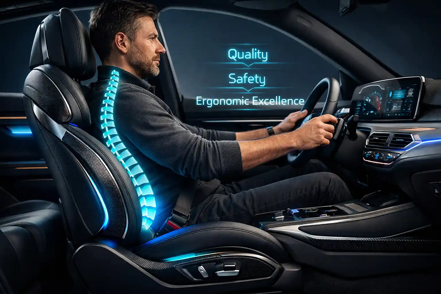 Ergonomic driver seat analysis