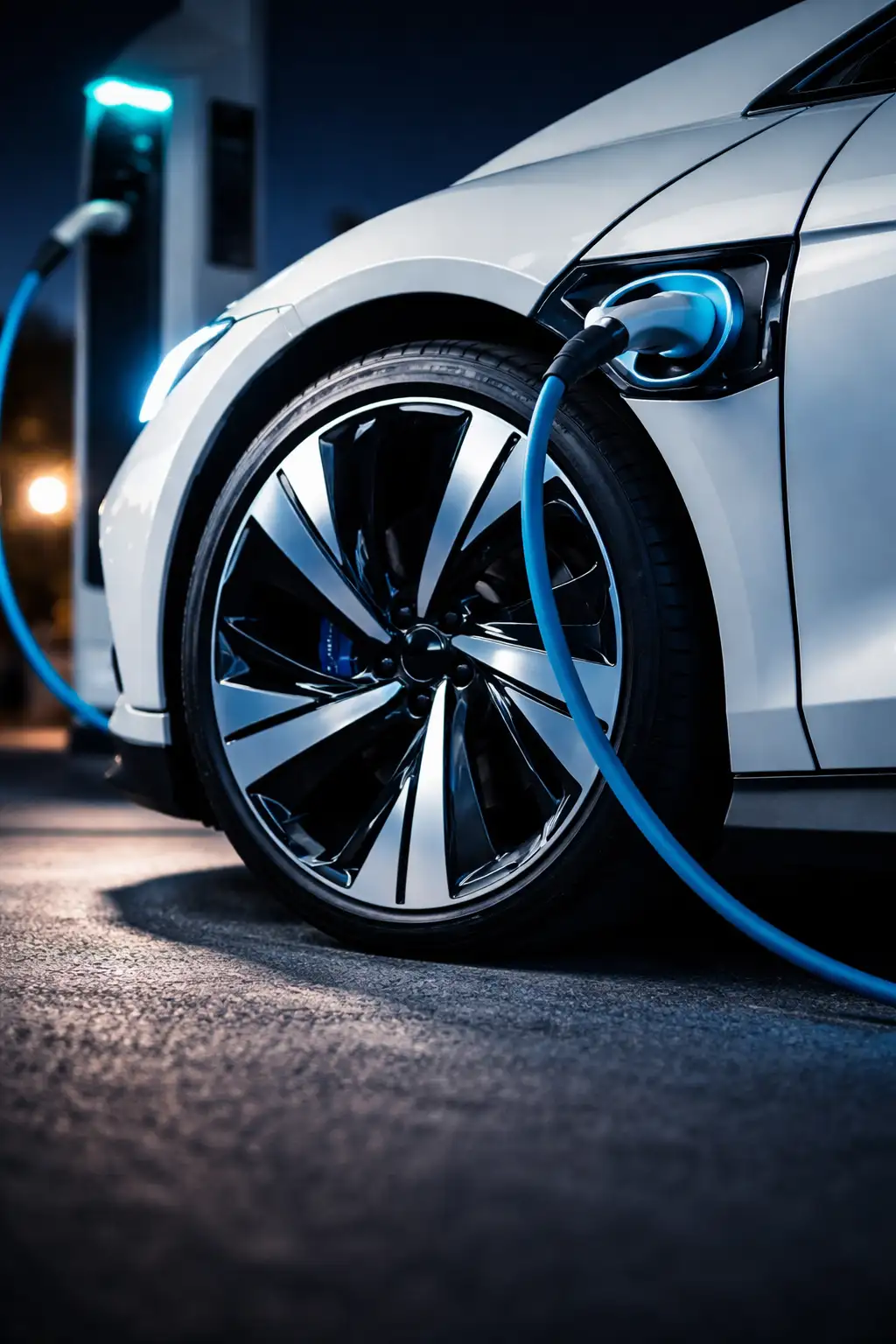 Tesla Model Y and EV charging with new tires