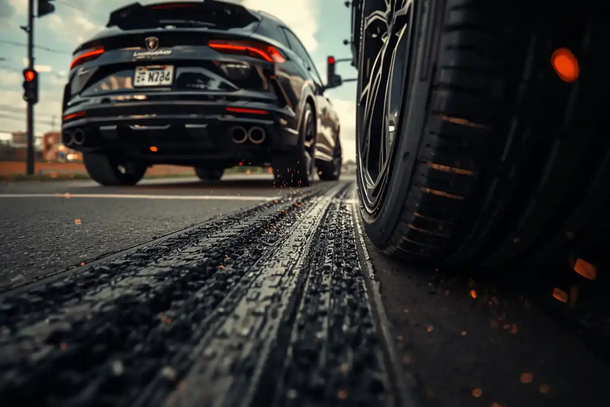Modern SUV Tire and Sidewall Markings