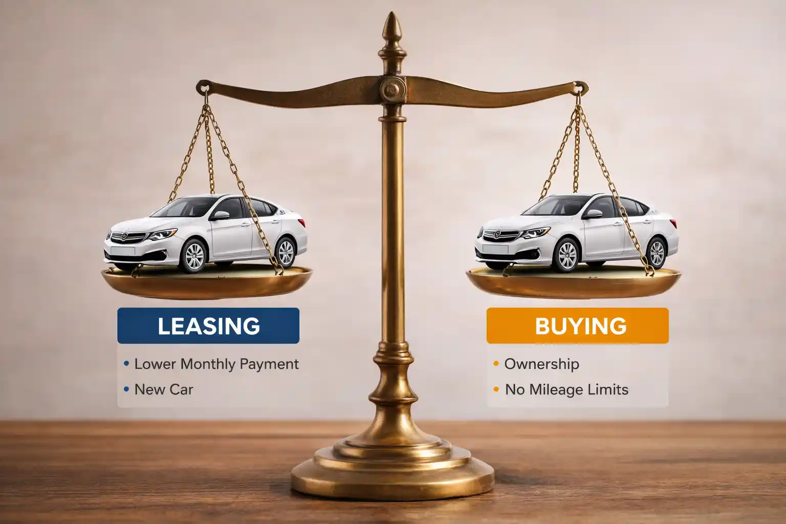 Leasing vs Buying a car comparison
