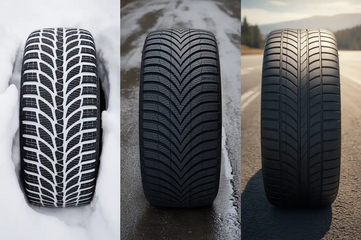 Detailed diagram of tire sidewall markings explaining size and load index